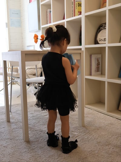 Color09｜(75-115cm) 蝴蝶結印花背心8