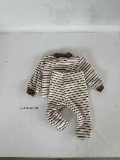 Bloom.b07｜(0m-24m/85cm-125cm) 條紋合身內搭褲8