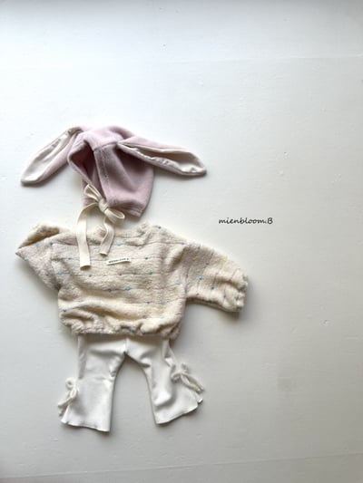 Bloom.b36｜(0m-24m/85cm-125cm) 刷絨蝴蝶開叉喇叭褲11