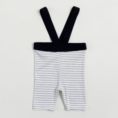 Oottbebe03｜(0m-12m)  背帶條紋打底褲3