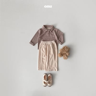 onu 43｜(70cm-115cm) 絲絨摺撊寬褲10