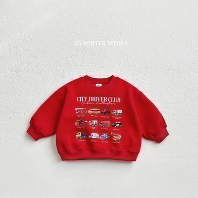 vivid40｜(78cm-125cm) 迷你汽車印花休閒上衣5