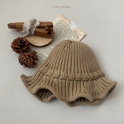 Oottbebe53｜(6m-3y  Free)  針織漁夫帽4