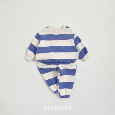 Oottbebe58｜(1y-7y)   條紋拼色套裝11