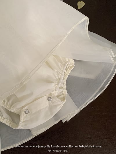 JE01｜(66-130cm) 玫瑰薄紗蓬蓬包屁洋裝16