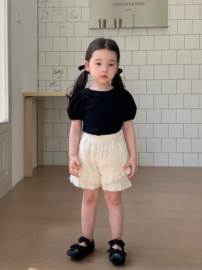 JE48｜(73-120cm) 花邊領露背上衣3