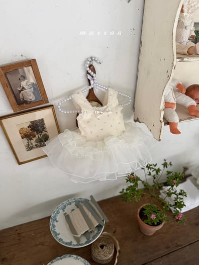 Marron11｜(3m-18m 1y-6y) 芭蕾舞紗裙裝7