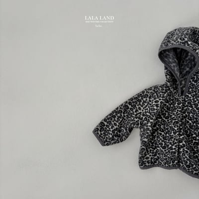 lala land17｜(60cm-83cm) 2色豹紋刷毛開襟連帽外套17