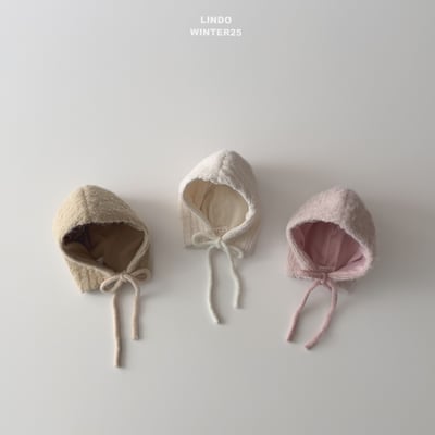 Lindo81｜(80cm-125cm) 絨毛綁白帽3