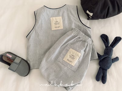 Valubebe 38｜(65-80cm) 線條口袋短褲9