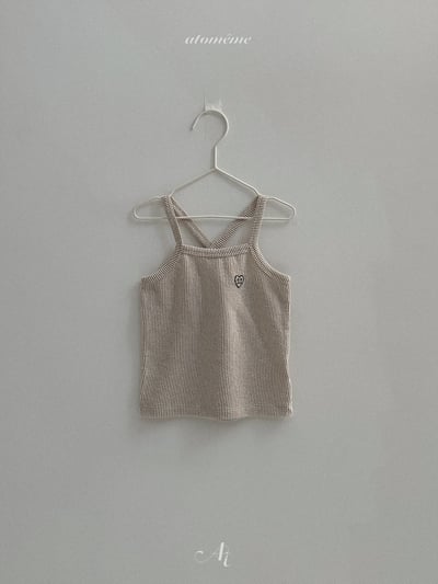 Atomeme30｜(70-110) 羅紋愛心印花背心8
