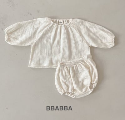 BBABBA08｜(60cm-83cm-mom) 2色棉質奶油格紋套裝14