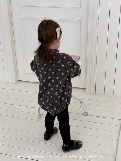 JE 254｜(66-90cm)  復古碎花包屁衣14