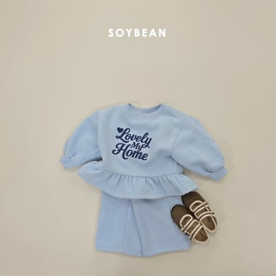 Soybean52｜(75cm-118cm) 荷葉裙擺直筒褲套裝5