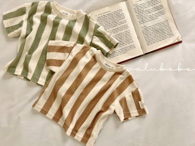 Valubebe 60｜(65-90cm) 條狀足球上衣3