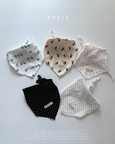 AOSTA67｜(Free) 5款夏季三角造型圍巾1