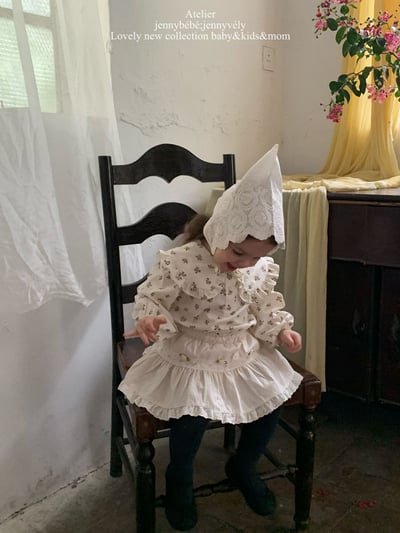 JE473｜(73-100cm) 玫瑰花蕾絲邊包屁裙18