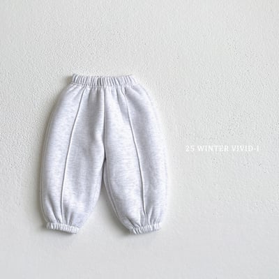 vivid05｜(78cm-125cm) 素面褶撊縮口褲5