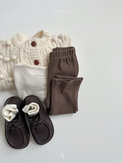 Atomeme33｜(70cm-110cm) 波點垂墜針織開襟外套15