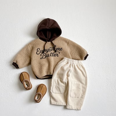 vivid34｜(78cm-125cm) 燈芯絨小布直筒長褲6