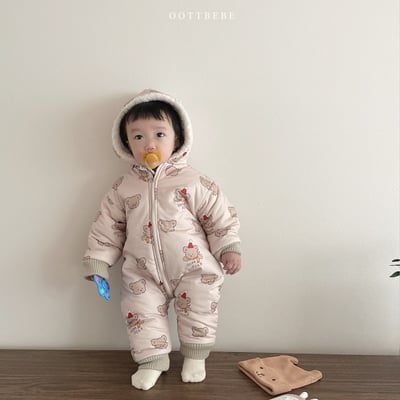 Oottbebe61｜(0m-12m) 雪人防寒連身裝16