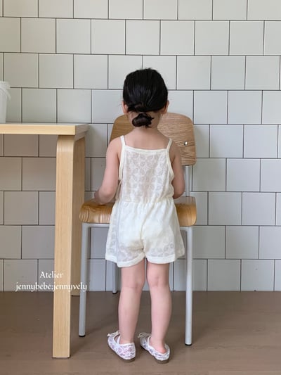 JE15｜(80-120cm) 透氣細肩連身衣9