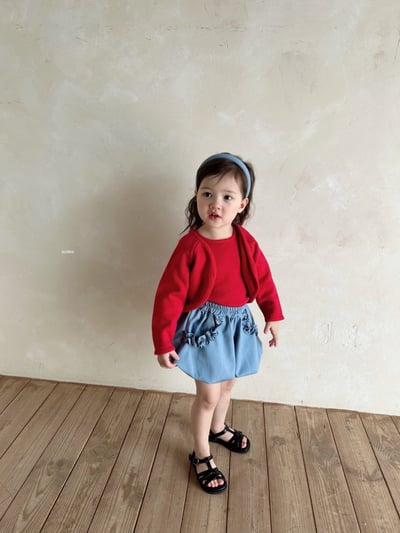 Azalea02｜(85-125cm) 荷葉邊南瓜褲14