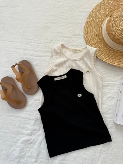 LePetitmot08｜(80-125cm) 小標無袖上衣3