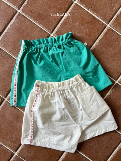 thelala18｜ (70-115) 花邊圖騰短褲9