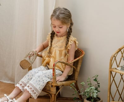 FLO29｜(75-140) 鏤空蕾絲邊背心6