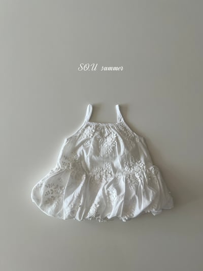 SO.U20｜(6m-4y) 繡花氣球洋裝1