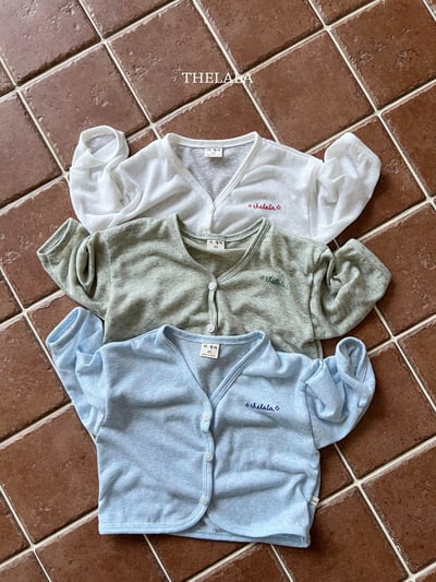 thelala21｜ (70-115) logo開襟薄外套12