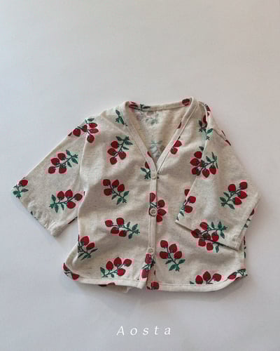 AOSTA22｜(6m-5y) 2款亞麻鈕釦開衫外套7