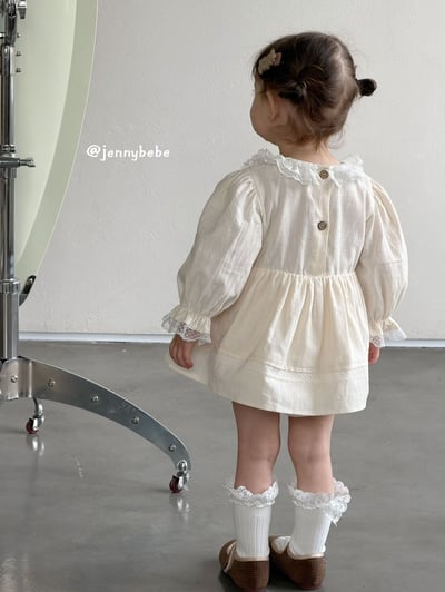 JE734｜(66-90cm) 蕾絲花邊包屁洋裝2