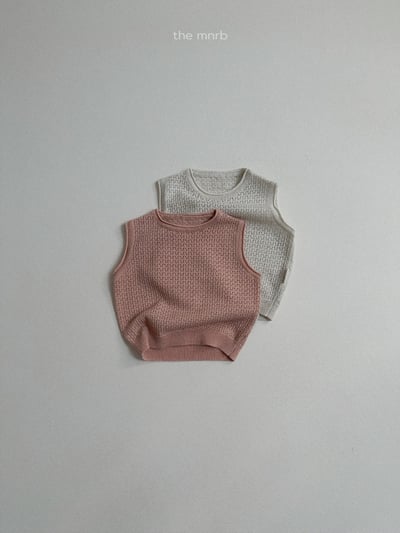 MiniRobe33｜(70-110) 鏤空針織背心6