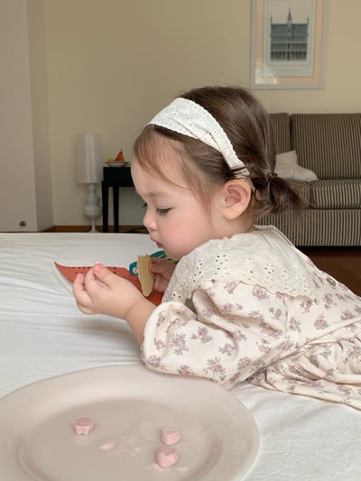 JE611｜(66cm-90cm) 蕾絲荷葉領碎花包屁衣20