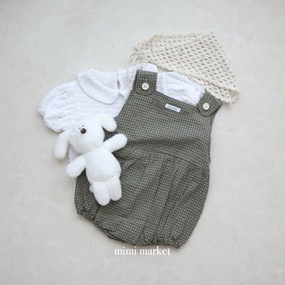 mimi market10 (75-85cm)  格子吊帶套裝7