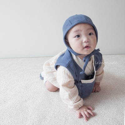 LEMONADE24｜(55cm-85cm) 2色韓服套裝含帽子14