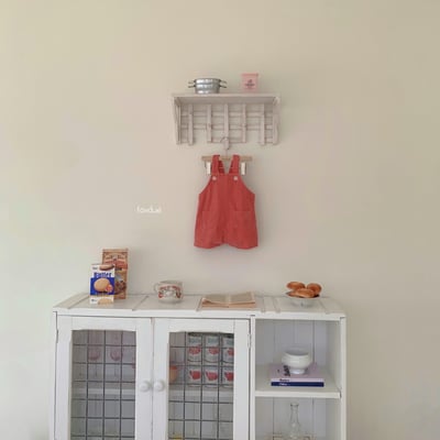 Fondue 21｜(65cm-75cm)  素色絨毛吊帶褲7