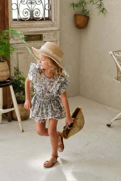 FLO08｜(75-140) 花朵蕾絲襯衫衣12