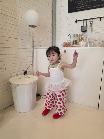 Color01｜(75-115cm) 細肩背心薄紗15