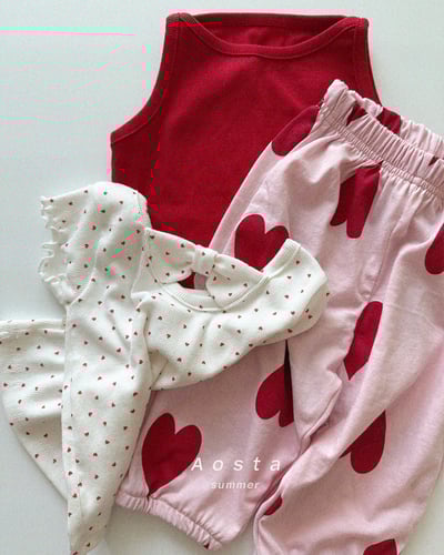 AOSTA55｜(6m-5y) 3款緞帶木耳邊上衣18