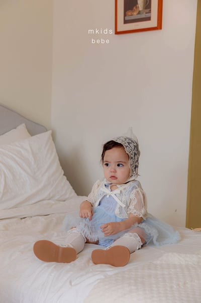 M-KIDS33｜(65-80cm) 浪漫綁帶包屁洋裝14