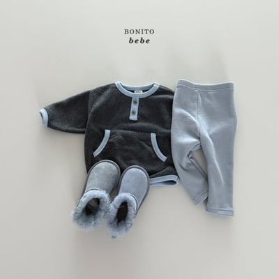 Bonito65｜(3m-18cm) 排釦撞色套裝7