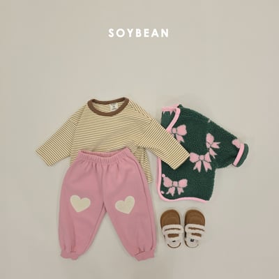 Soybean18｜(75cm-118cm) 撞色條紋上衣14