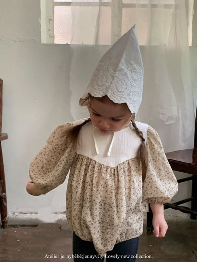 JE555｜(66-90cm) 田園碎花包屁衣2