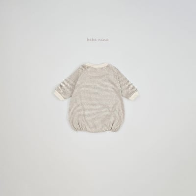 bebe nine20 (55cm-75cm) 3色經典條紋包屁衣12