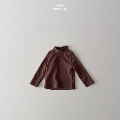 Lindo49｜(80cm-125cm) 高領素面上衣9