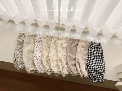 Valubebe 12｜(65-90cm) 夏季壓花褲2