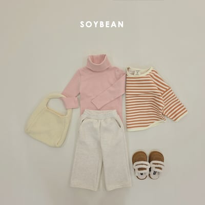 Soybean77｜(75cm-118cm) 舒適抓絨寬褲16